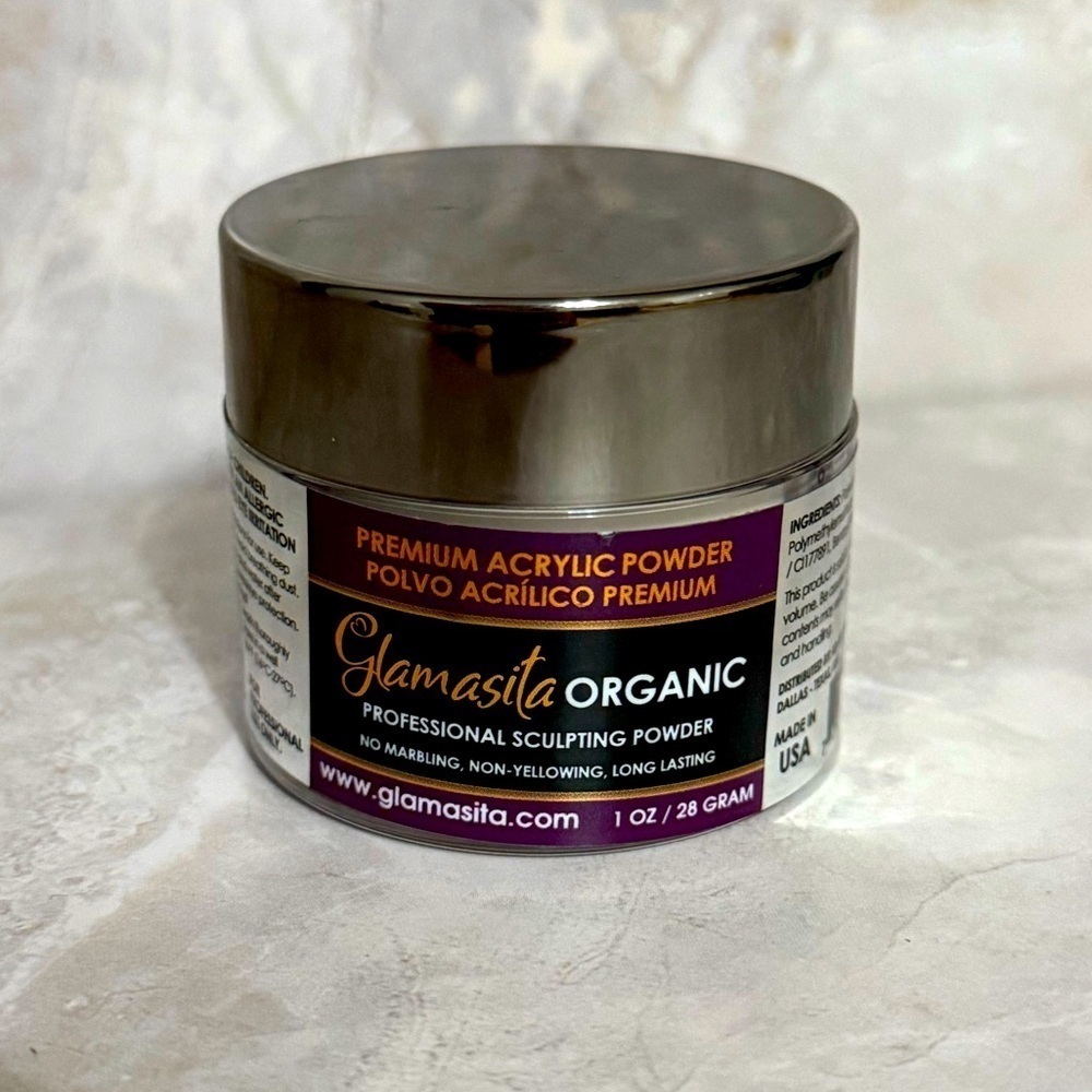 New Glamasita Organic 1 oz Acrylic Powder in Nude